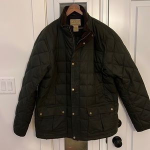 Men's L.L.Bean Upcountry Waxed-Cotton Down Jacket